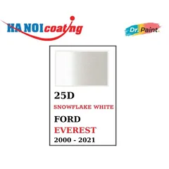 Bình Sơn Xịt Xóa Vết Xước cho xe FORD EVEREST Màu TRẮNG NGỌC TRAI Code 25D - SNOWFLAKE WHITE chính hãng DR.PAINT