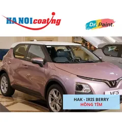 Bình sơn Xịt Xóa Vết Xước cho xe Ô tô VINFAST VF5 PLUS màu HỒNG TÍM mã màu HAK - IRIS BERRY chính hãng DR.PAINT