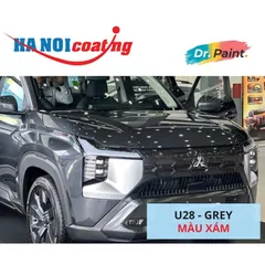 Sơn Xịt Xóa Vết Xước cho xe MITSUBISHI TRITON Màu XÁM ĐẬM Code U28 - GREY chính hãng DR.PAINT