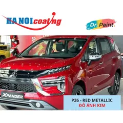 Sơn Xịt Xóa Vết Xước cho xe MITSUBISHI XPANDER Màu ĐỎ ÁNH KIM Code P26	- RED METALLIC chính hãng DR.PAINT