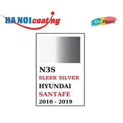 Bình sơn Xịt Xóa Vết Xước Xe Ô tô HYUNDAI SANTAFE Màu BẠC SÁNG Code N3S - SLEEK SILVER chính hãng DR.PAINT