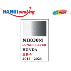 Sơn Xịt Xóa Vết Xước cho xe HONDA HR-V màu BẠC ÁNH TRĂNG mã màu NH830M - LUNAR SILVER chính hãng DR.PAINT