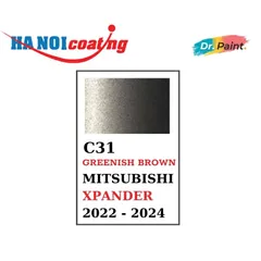Sơn Xịt Xóa Vết Xước cho xe MITSUBISHI XPANDER Màu XÁM NÂU code C31 - GREENISH BROWN chính hãng DR.PAINT