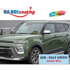 Bình sơn Xịt Xóa Vết Xước Xe Ô tô KIA SOUL Màu XANH RÊU ÁNH KIM Code AEB - KALE GREEN chính hãng DR.PAINT