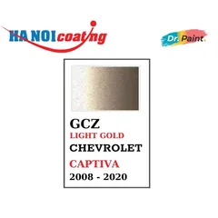 Bình sơn Xịt Xóa Vết Xước Xe Ô tô CHEVROLET CAPTIVA Màu VÀNG CÁT code GCZ - LIGHT GOLD chính hãng DR.PAINT
