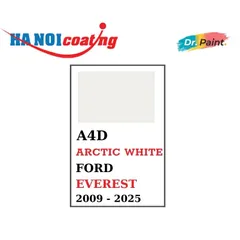 Bình sơn Xịt Xóa Vết Xước xe Ô tô FORD EVEREST Màu TRẮNG SỨ Code A4D - ARCTIC WHITE chính hãng DR.PAINT