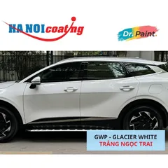 COMBO 2 Bình Xịt Xóa Vết Xước Xe KIA SPORTAGE Màu TRẮNG NGỌC TRAI code GWP - GLACIER WHITE chính hãng DR.PAINT