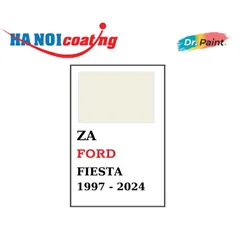 Bình sơn Xịt Xóa Vết Xước xe Ô tô FORD FIESTA Màu TRẮNG KIM CƯƠNG code ZA - DIAMOND WHITE chính hãng DR.PAINT