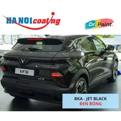 Bình sơn Xịt Xóa Vết Xước cho xe Ô tô VINFAST VF6 màu Đen Bóng mã màu BKA - JET BLACK chính hãng DR.PAINT
