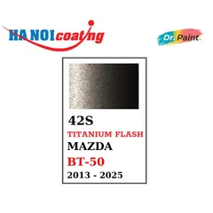 Bình sơn Xịt Xóa Vết Xước Xe Ô tô MAZDA BT-50 Màu NÂU ÁNH KIM code 42S - TITANIUM FLASH chính hãng DR.PAINT