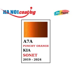 Bình sơn Xịt Xóa Vết Xước Xe Ô tô KIA SONET Màu CAM ÁNH KIM code A7A - PUNCHY ORANGE chính hãng DR.PAINT