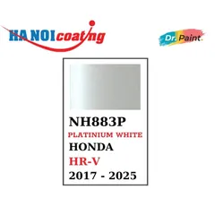 Bình Xịt Sơn Xóa Vết Xước Xe HONDA HR-V Màu TRẮNG NGỌC TRAI code NH883P - PLATINUM WHITE chính hãng DR.PAINT