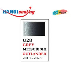 Sơn Xịt Xóa Vết Xước cho xe MITSUBISHI OUTLANDER Màu XÁM ĐẬM Code U28 - GREY chính hãng DR.PAINT