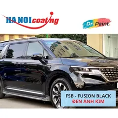 Bình sơn Xịt Xóa Vết Xước Xe Ô tô KIA CARNIVAL Màu ĐEN ÁNH KIM code FSB - FUSION BLACK chính hãng DR.PAINT