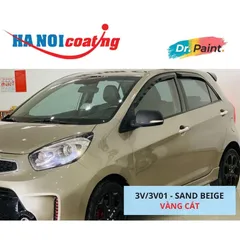 Bình sơn Xịt Xóa Vết Xước Xe Ô tô KIA MORNING Màu VÀNG CÁT Code 3V - SAND BEIGE chính hãng DR.PAINT