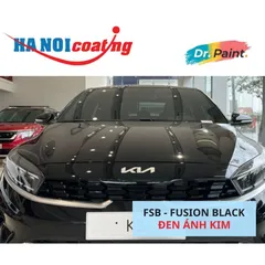 Bình sơn Xịt Xóa Vết Xước Xe Ô tô KIA K3 Màu ĐEN ÁNH KIM code FSB - FUSION BLACK chính hãng DR.PAINT