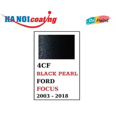 Bình sơn Xịt Xóa Vết Xước Xe Ô tô FORD FOCUS Màu Đen Ánh Kim Code 4CF - BLACK PEARL chính hãng DR.PAINT