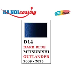 Bình sơn Xịt Xóa Vết Xước Xe Ô tô MITSUBISHI OUTLANDER Màu Xanh Đen Code D14 - DARK BLUE chính hãng DR.PAINT