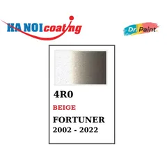 Bình sơn Xịt Xóa Vết Xước Xe Ô tô TOYOTA FORTUNER Màu VÀNG CÁT Code 4R0 - BEIGE chính hãng DR.PAINT