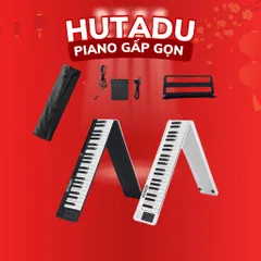 Đàn Piano Điện Gấp Hutadu HD 01 - 88 Phím - Cảm Ứng Lực - Tặng Full Phụ Kiện