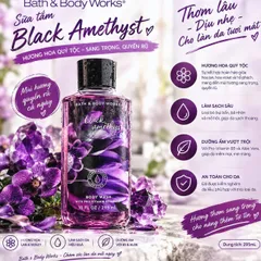 Bath & Body Works Black Amethyst Body Wash Sữa Tắm Dưỡng Ẩm 295ml Chính Hãng Mỹ
