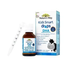 [ Nhập khẩu ] Kids Smart Drops DHA H/20ml NATURE'S WAY Bổ sung DHA, EPA tốt cho não bộ cho trẻ sơ sinh & trẻ nhỏ