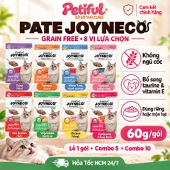 Pate Cho Mèo Joyneco CattyMan 60g 8 Vị Tự Chọn Hoặc Ngẫu Nhiên 1 Gói - Dùng Trực Tiếp, Trộn Hạt