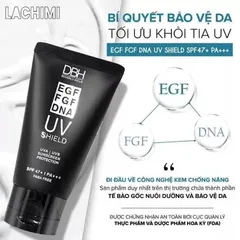 Kem Chống Nắng DBH UV Shield EGF FGF DNA SPF47 - Bảo Vệ Da Khỏi Tia UV, Ngăn Lão Hóa, Duy Trì Độ Ẩm Cho Da Nhạy Cảm - là sản phẩm chống nắng lý tưởng dành cho những ai quthoải mái đến việc bảo vệ làn 
