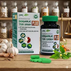 ✅ [Chính Hãng] Dogarlic trà xanh Plus tăng sức đề kháng, giảm cân hiệu quả 100 viên nén