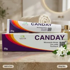Kem bôi da Canday 20g - Giúp làm dịu da, kháng khuẩn, chống nấm, ngăn ngừa hăm da