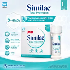 Lốc 8 Ống Sữa Similac Total Protection 19k (Dạng Nước) - Dinh Dưỡng Toàn Diện Cho Bé 0-12 Tháng Tuổi ( Mẫu Mới K Núm )