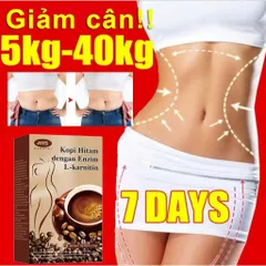 Cà phê đen ít béo 7 ngày giảm cân săn chắc đùi nạc bụng uốn cong cơ thể giảm cân thay thế bữa ăn