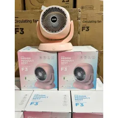 Quạt Tích Điện Để Bàn Mini JOIL Cao Cấp Có Màn Hình LED, Quạt Sạc Tích Điện Thông Minh Có Núm Xoay Vô Cấp Cổng Sạc