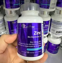 Viên kẽm Zinc Canprev tăng cường, hỗ trợ miễn dịch CanPrev Zinc Bis-Glycinate 25mg. 120 viên cao cấp canada