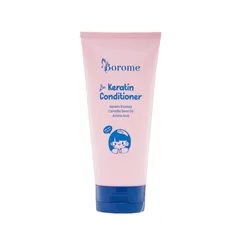 Dầu Xả Thiên Nhiên Dưỡng Tóc Cho Bé Borome Keratin 180ml - An Toàn, Dịu Nhẹ, Giúp Tóc Mềm Mại, Cho Trẻ Từ 3-15 Tuổi