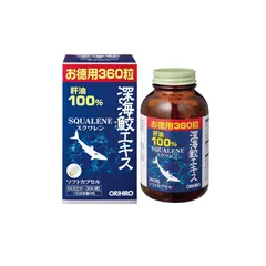 Viên Uống Orihiro Squalene 360v - Bổ Trợ Xương Khớp, Tốt Cho Mắt, Tim Mạch & Bảo Vệ Sức Khỏe - Sản Phẩm Nhật Bản