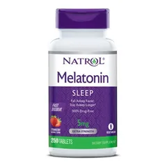 Viên ngậm Natrol Sleep 5mg - Thực phẩm bảo vệ sức khỏe hỗ trợ giấc ngủ - Hộp 250 viên Mỹ