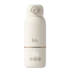 Bình Đun và Hâm Nước Pha Sữa Fatzbaby Mini Smart 16 Plus FB3808BN - Thiết Bị Đun Sôi Nước Linh Hoạt 35-85°C, Pin Sạc Di Động, Tiện Lợi Cho Bé