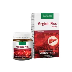 Viên Uống Hỗ Trợ Bổ Gan Sanct Bernhard Arginin Plus - 60 Viên, Tăng Cường Chức Năng Gan và Thải Độc Tốt Hơn