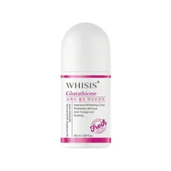 Lăn Khử Mùi Whisis Glutathione 50ml - Hỗ Trợ Giảm Mùi, Làm Sáng Da, Thẩm Thấu Nhanh, Mùi Thơm Mát, Dành Cho Mọi Loại Da