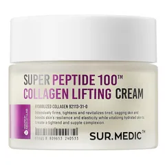 (Hàng nhập khẩu) Kem dưỡng hỗ trợ phục hồi, tái tạo da Sur.Medic Super Peptide 100™ Collagen Lifting Cream
