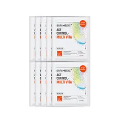 (Hàng nhập khẩu) Combo 10 mặt nạ hỗ trợ trẻ hóa da Sur.Medic Age Control Multi Vita