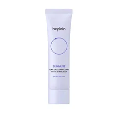 (Hàng nhập khẩu) Kem chống nắng nâng tone, kiềm dầu Beplain Sunmuse Tone Up & Correcting Matte Sunscreen SPF50