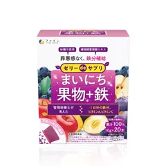 (Hàng nhập khẩu) Thạch Everyday Fruit Jelly Iron bổ sung sắt và vitamin cho nữ giới
