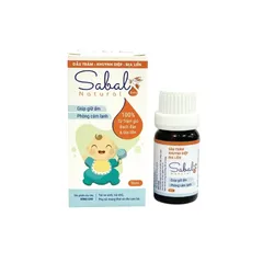 Tinh dầu tràm khuynh điệp địa liền Sabal Baby Natural hỗ trợ giữ ấm cho bé