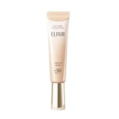 (Hàng nhập khẩu) Sữa chống nắng nâng tone Elixir Day Care Revolution Tone Up Beige SPF50+