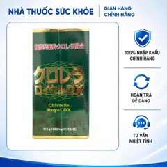 [Nhập khẩu] Tảo lục Chlorella Royal DX Nhật Bản 1550 viên - Hỗ trợ tiêu hóa, làm đẹp da, hỗ trợ sức khỏe tự nhiên cho người ăn chay