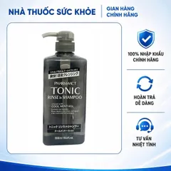 Dầu Gội Tonic Pharmaact 550ml Dành Cho Nam - Ngăn Ngừa Gàu, Cung Cấp Độ Ẩm, Hương Thơm Nam Tính, Tóc Khỏe Đẹp Tự Nhiên