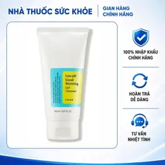 Sữa Rửa Mặt Cosrx Low pH Good Morning Gel Cleanser 150ml - Gel Chăm Sóc Da Dịu Nhẹ, Phù Hợp Mọi Loại Da, Chứa BHA và Tràm Trà