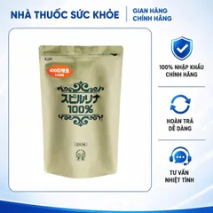 Tảo Xoắn Spirulina Nhật Bản Dạng Túi 2400 Viên - Thực Phẩm Chức Năng Bổ Sung Dinh Dưỡng Cho Sức Khỏe Tối Ưu